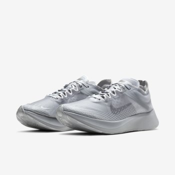 Nike Zoom Fly SP Fast - Férfi Futócipő - Szürke/Szürke/Fekete